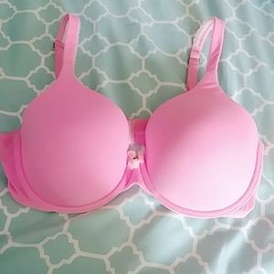 VS Hot Pink Lined Perfect Coverage Bra